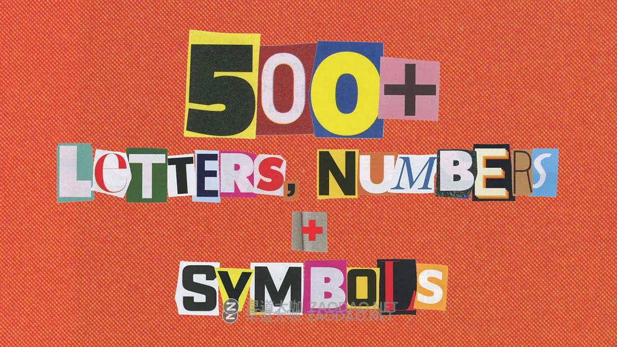 500+组复古4k高清拼贴艺术剪贴字母数字符号png免抠图+mov视频素材 Sickboat – MAGAZINE CUT OUT LETTERS PNG + ANIMATIONS插图3 500+组复古4k高清拼贴艺术剪贴字母数字符号png免抠图+mov视频素材 Sickboat – MAGAZINE CUT OUT LETTERS PNG + ANIMATIONS插图3