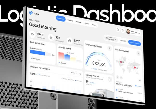 30+屏物流快递航运货运送货跟踪仪表盘ui界面设计figma模板套件素材 LOGIX – Shipping & Logistic Dashboard UI Kit特色图 30+屏物流快递航运货运送货跟踪仪表盘ui界面设计figma模板套件素材 LOGIX – Shipping & Logistic Dashboard UI Kit