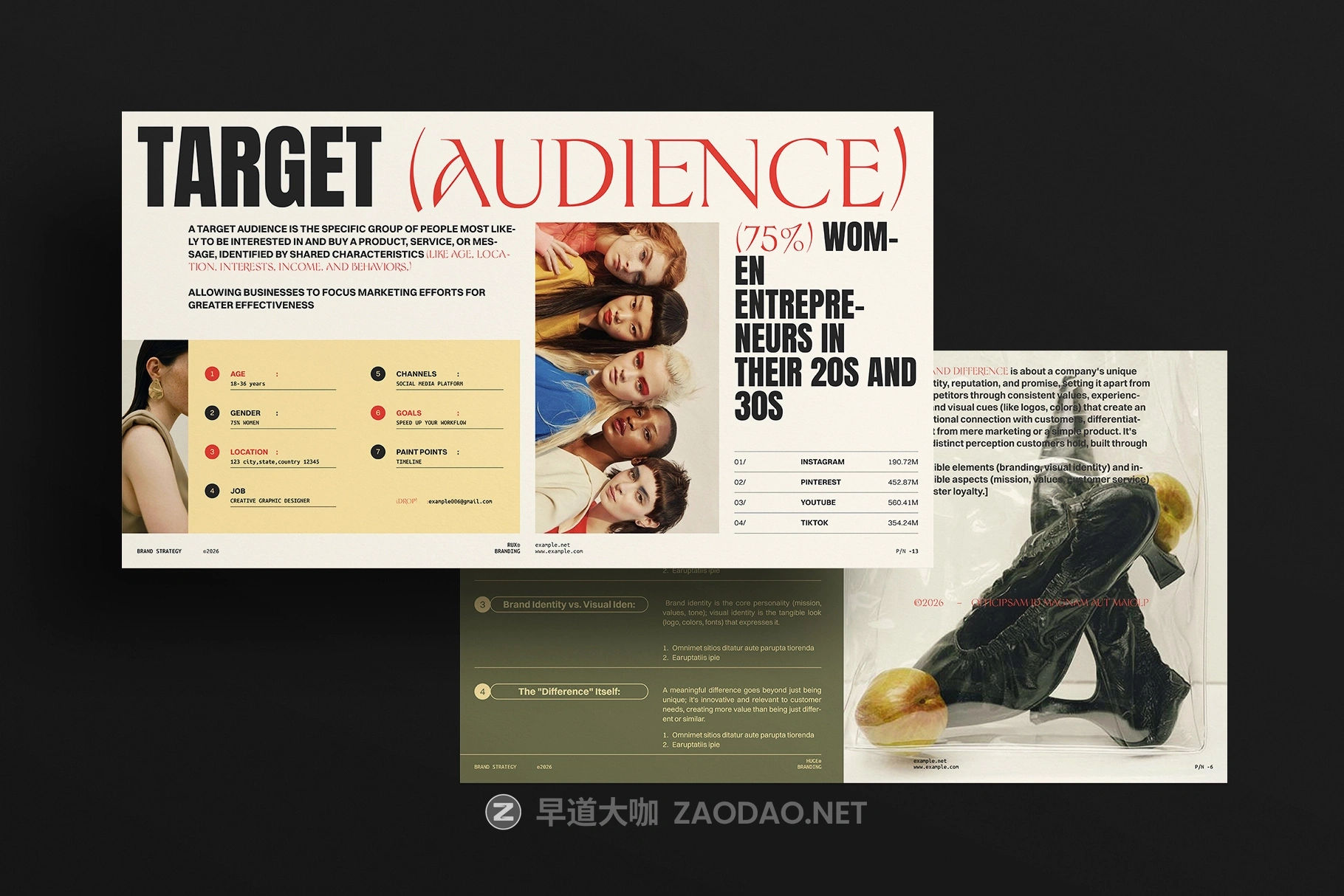 24页企业品牌产品项目营销策划提案战略幻灯片设计ppt/indd模板素材 Brand Strategy Presentation Template插图5 24页企业品牌产品项目营销策划提案战略幻灯片设计ppt/indd模板素材 Brand Strategy Presentation Template插图5