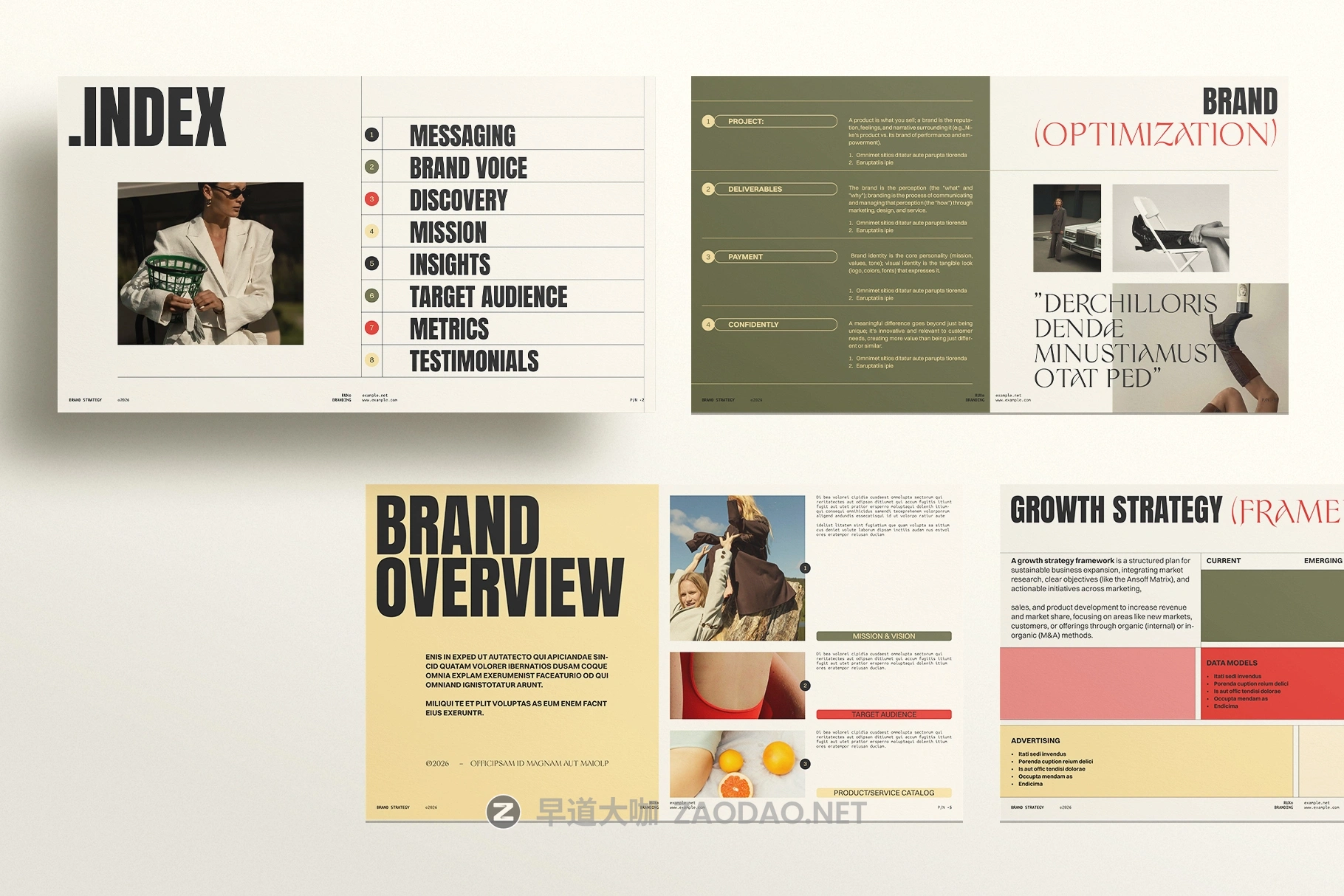 24页企业品牌产品项目营销策划提案战略幻灯片设计ppt/indd模板素材 Brand Strategy Presentation Template插图2 24页企业品牌产品项目营销策划提案战略幻灯片设计ppt/indd模板素材 Brand Strategy Presentation Template插图2