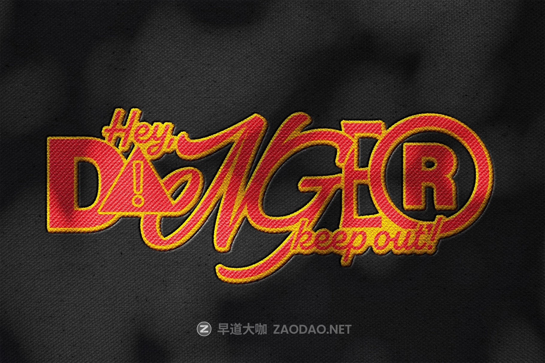 复古针织刺绣纺织品牌Logo字体设计ps特效样机 Stitching Embroidery Text & Logo Effect插图2 复古针织刺绣纺织品牌Logo字体设计ps特效样机 Stitching Embroidery Text & Logo Effect插图2