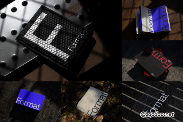 10款光阴场景质感海报画册名片包装盒快递袋vi品牌设计展示效果图ps样机模板 Format Mockup – BATCH 001 Collection P3