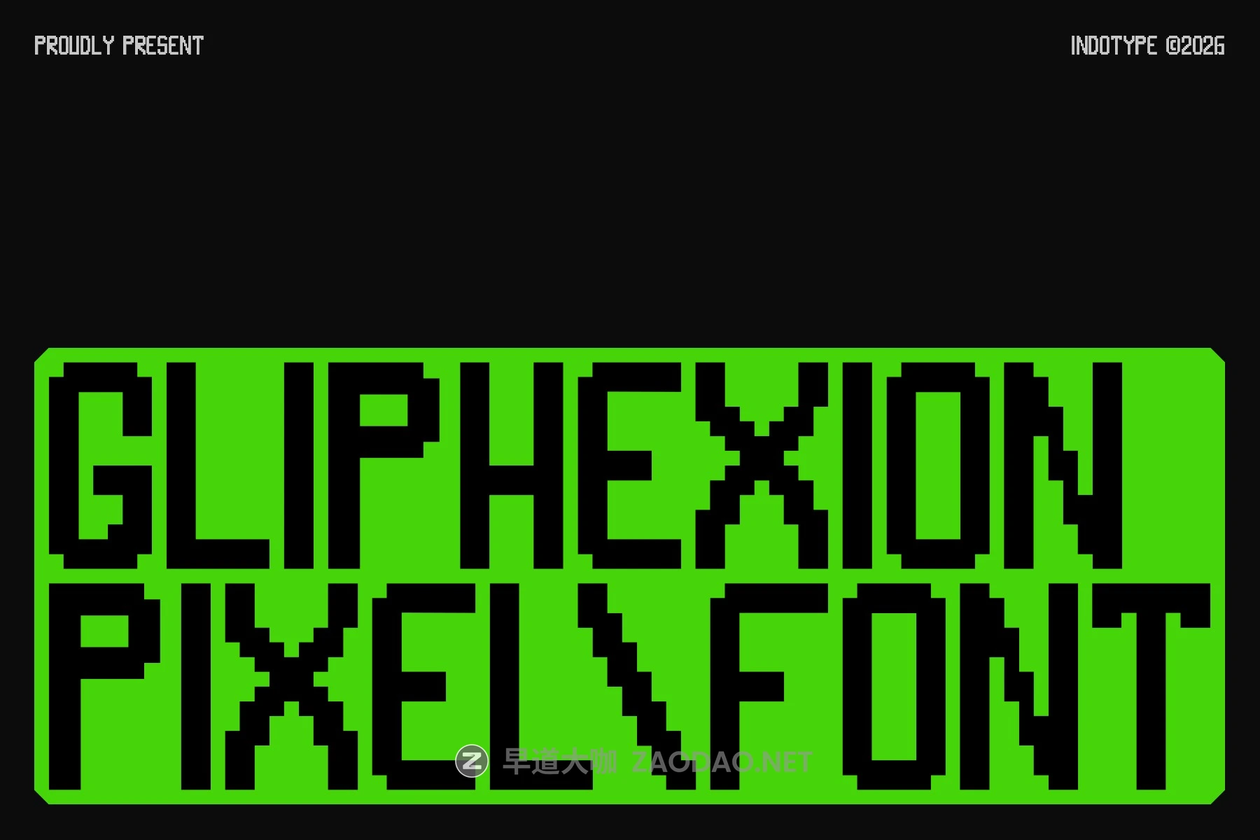 复古美学像素风科技品牌包装游戏设计装饰英文字体 Glephixion – Bitmap Pixel Font插图 复古美学像素风科技品牌包装游戏设计装饰英文字体 Glephixion – Bitmap Pixel Font插图
