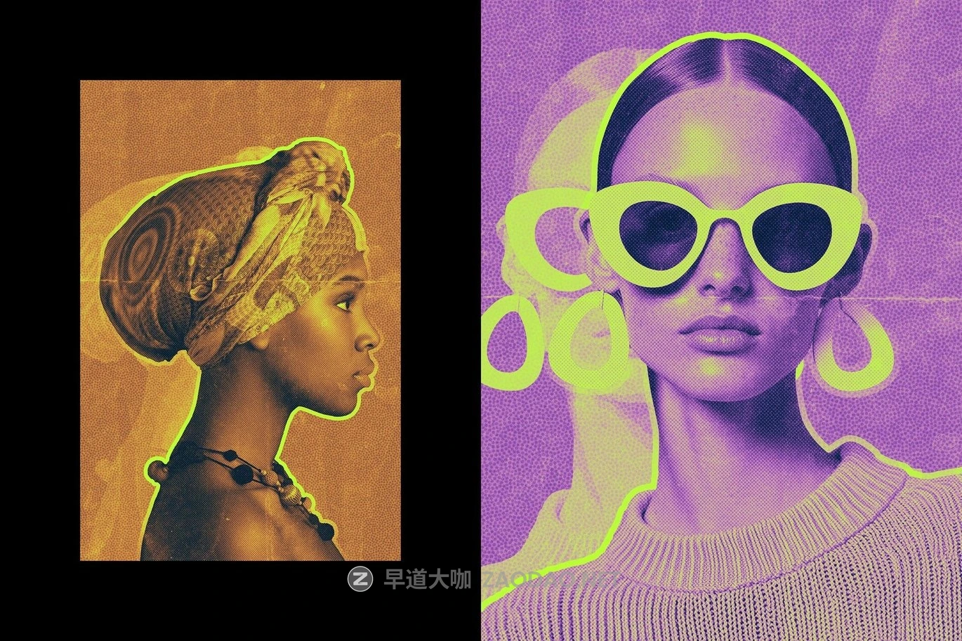 复古酸性半调打印照片效果ps特效滤镜样机 Acid Duplicate Effect插图3 复古酸性半调打印照片效果ps特效滤镜样机 Acid Duplicate Effect插图3