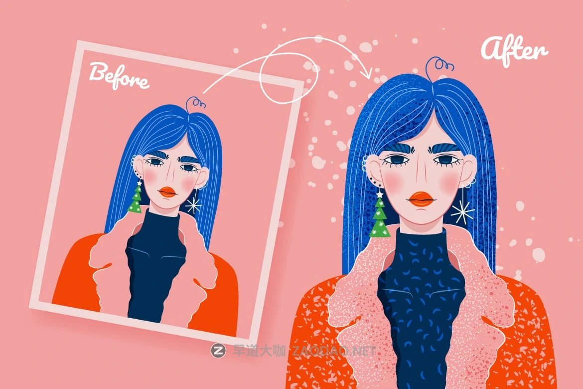 18款精美复古颗粒纹理绘画效果AI笔刷画笔素材 Grainy Charm Brushes for Adobe Illustrator插图1 18款精美复古颗粒纹理绘画效果AI笔刷画笔素材 Grainy Charm Brushes for Adobe Illustrator插图1