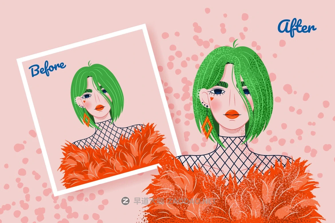 18款精美复古颗粒纹理绘画效果AI笔刷画笔素材 Grainy Charm Brushes for Adobe Illustrator插图4 18款精美复古颗粒纹理绘画效果AI笔刷画笔素材 Grainy Charm Brushes for Adobe Illustrator插图4