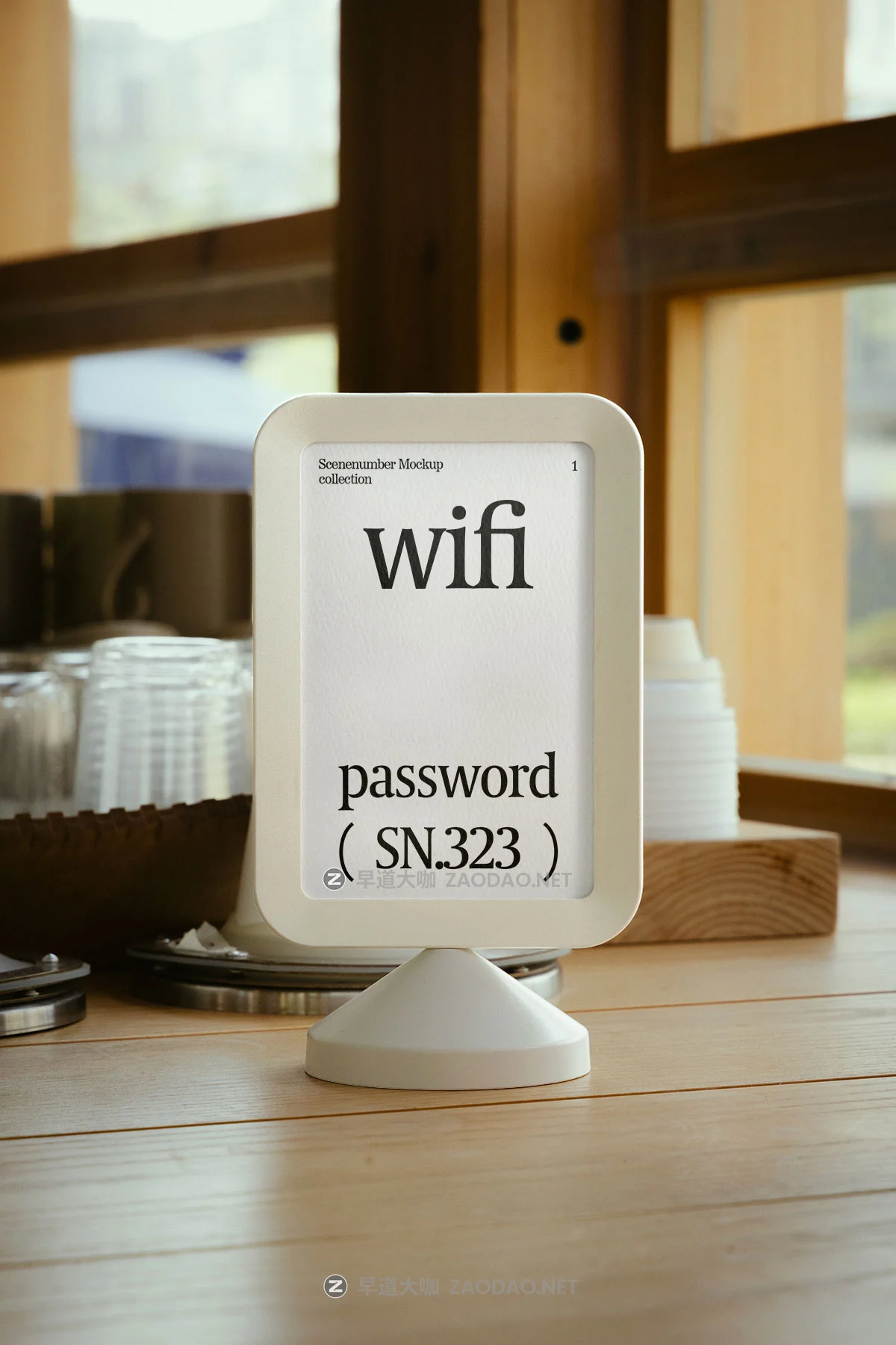 7款网红咖啡面包店品牌VI设计手提纸杯杯垫名片打包袋桌牌海报T恤展示贴图PSD样机模板 Scene Number Mockup – S#1 EOM Collection P3插图3 7款网红咖啡面包店品牌VI设计手提纸杯杯垫名片打包袋桌牌海报T恤展示贴图PSD样机模板 Scene Number Mockup – S#1 EOM Collection P3插图3