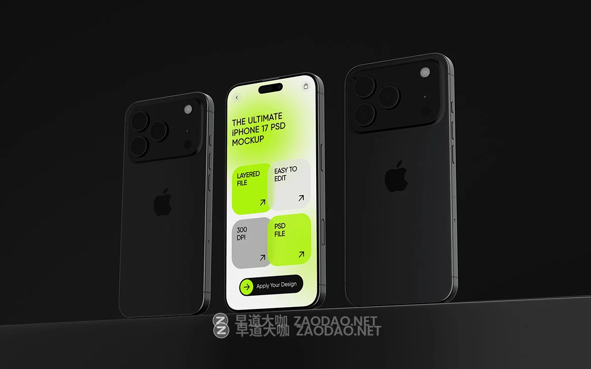 23款工业风手机ui广告作品设计苹果iPhone 17贴图psd样机mockup模板 iPhone 17 Mockups插图9 23款工业风手机ui广告作品设计苹果iPhone 17贴图psd样机mockup模板 iPhone 17 Mockups插图9