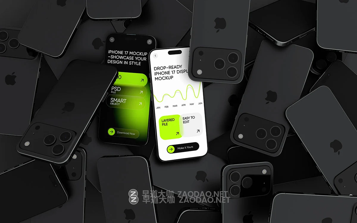 23款工业风手机ui广告作品设计苹果iPhone 17贴图psd样机mockup模板 iPhone 17 Mockups插图16 23款工业风手机ui广告作品设计苹果iPhone 17贴图psd样机mockup模板 iPhone 17 Mockups插图16