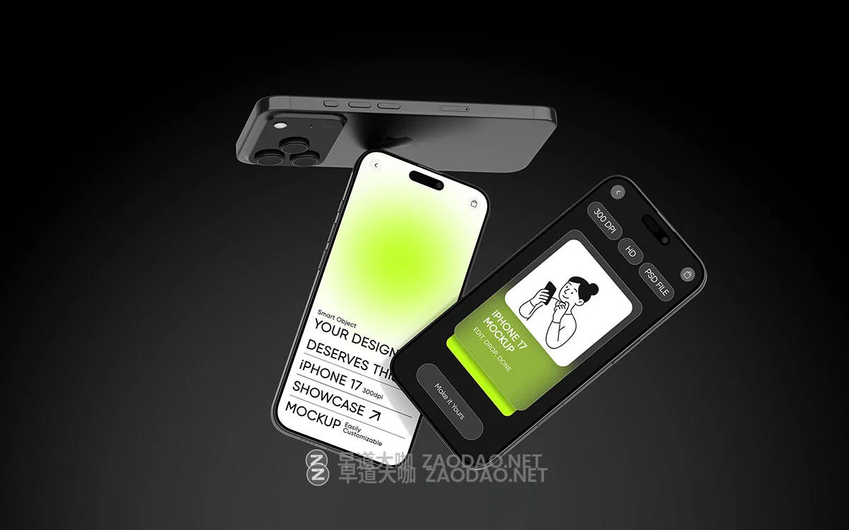 23款工业风手机ui广告作品设计苹果iPhone 17贴图psd样机mockup模板 iPhone 17 Mockups插图22 23款工业风手机ui广告作品设计苹果iPhone 17贴图psd样机mockup模板 iPhone 17 Mockups插图22