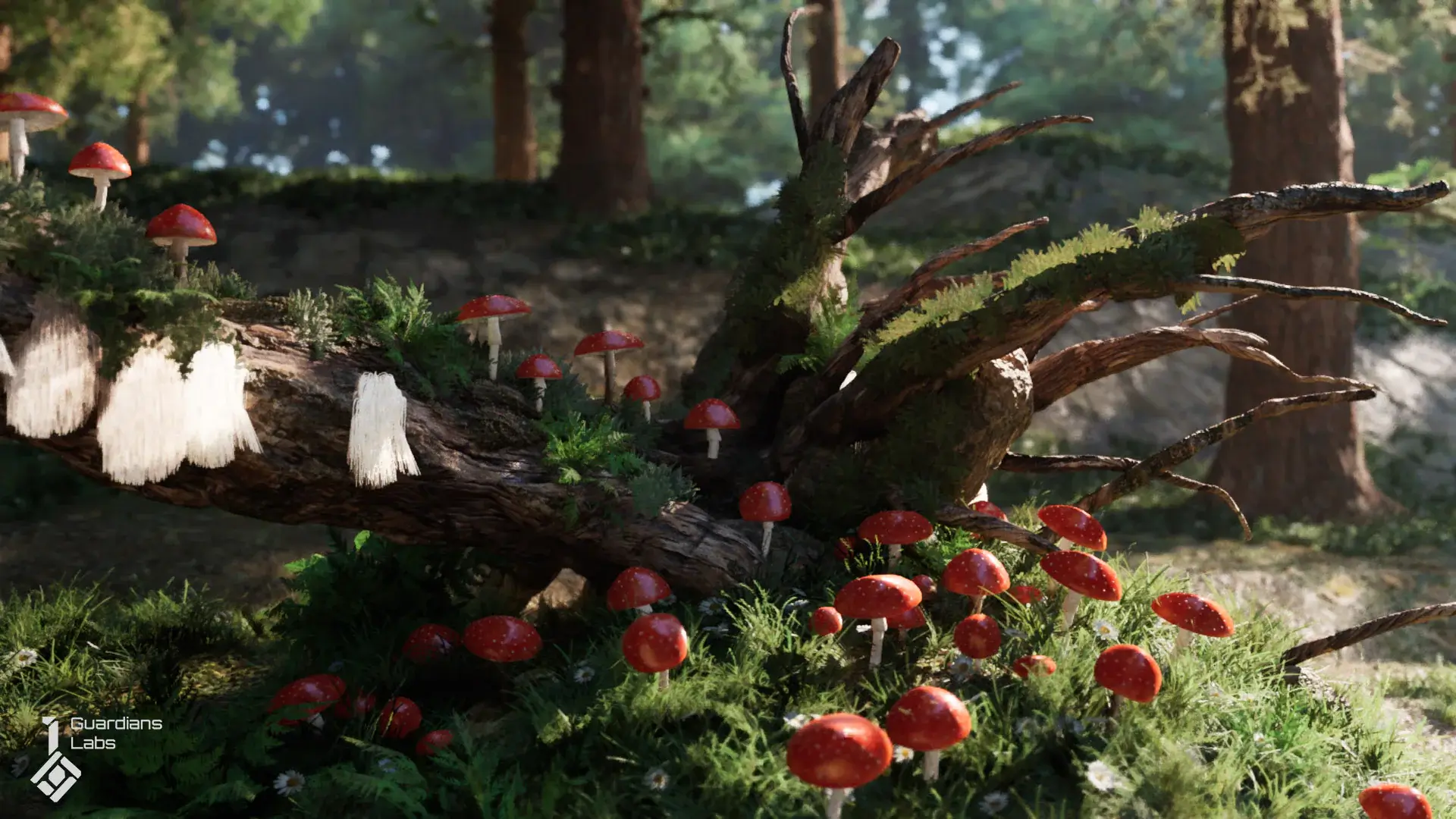 UE素材 森林真菌蘑菇3D资产模型素材 Forest Fungi – Mushroom Pack UE5.0