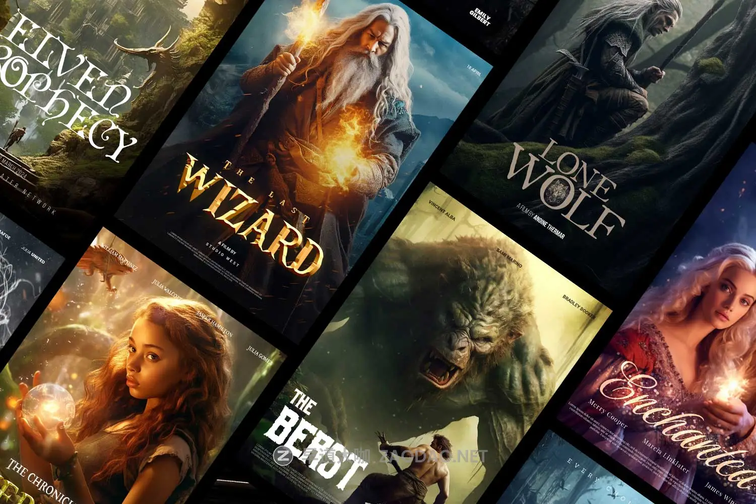 14款好莱坞奇幻电影预告片片名片头海报设计psd源文件模板素材 Pixflow – Cinematic Fantasy Posters插图 14款好莱坞奇幻电影预告片片名片头海报设计psd源文件模板素材 Pixflow – Cinematic Fantasy Posters插图