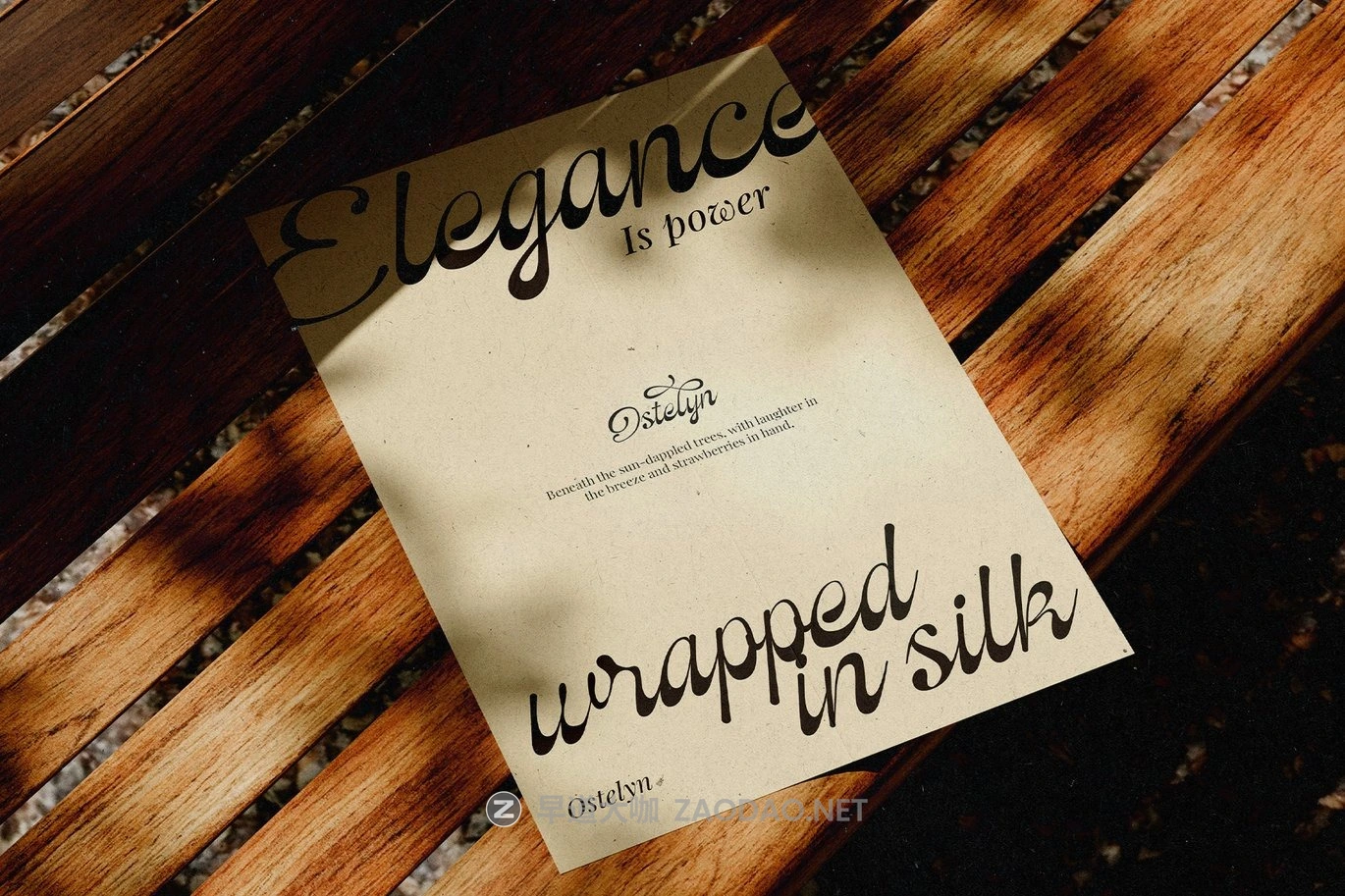 现代优雅品牌包装徽标设计手写英文字体安装包 Ostelyn – Elegant Script Font for Branding插图8 现代优雅品牌包装徽标设计手写英文字体安装包 Ostelyn – Elegant Script Font for Branding插图8