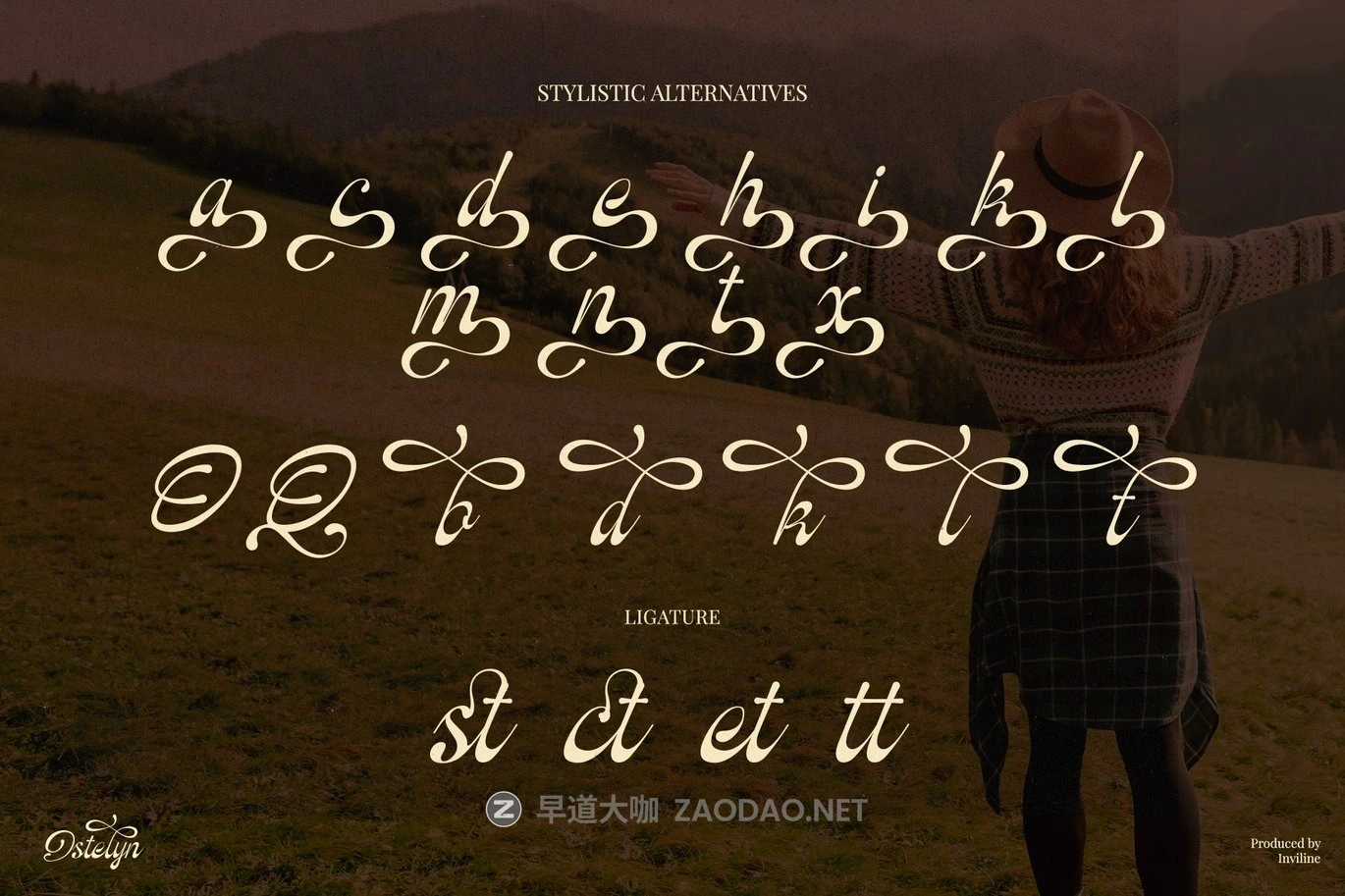 现代优雅品牌包装徽标设计手写英文字体安装包 Ostelyn – Elegant Script Font for Branding插图9 现代优雅品牌包装徽标设计手写英文字体安装包 Ostelyn – Elegant Script Font for Branding插图9