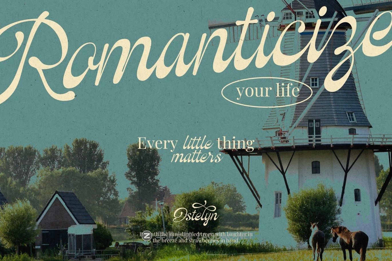 现代优雅品牌包装徽标设计手写英文字体安装包 Ostelyn – Elegant Script Font for Branding插图12 现代优雅品牌包装徽标设计手写英文字体安装包 Ostelyn – Elegant Script Font for Branding插图12