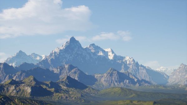 UE素材 阿尔皮斯山山脉山峰3D模型资产 Natural Wonders – The Alps Unreal Engine UE5.0