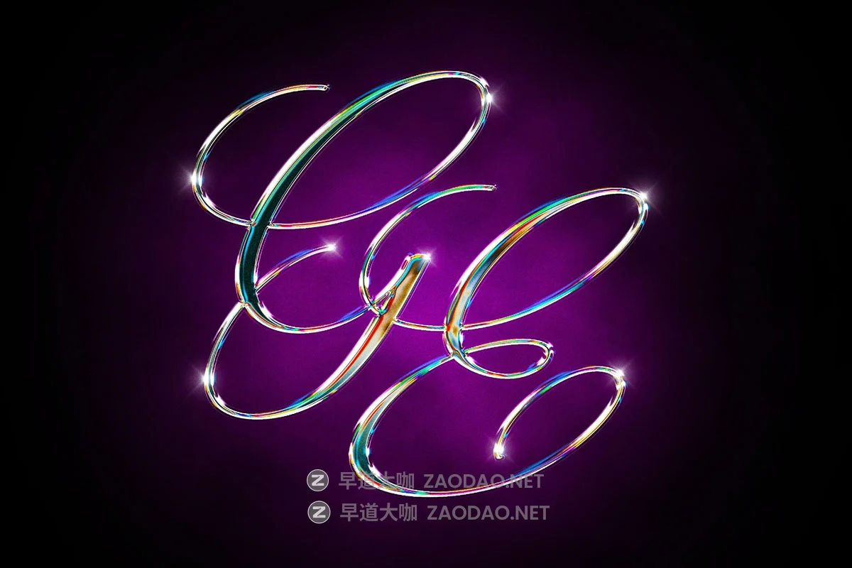 先锋3d金属镀铬发光专辑海报标题logo设计ps特效样机模板 Hard Prismic Leak Chrome Effect插图1 先锋3d金属镀铬发光专辑海报标题logo设计ps特效样机模板 Hard Prismic Leak Chrome Effect插图1