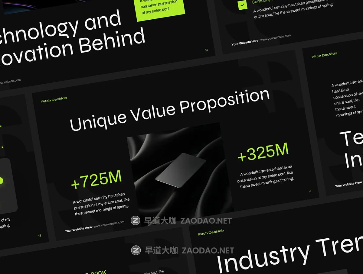 25页黑暗企业市场营销数据统计图表提案演讲稿幻灯片设计ppt/figma模板 Business Pitch Deck Template插图1 25页黑暗企业市场营销数据统计图表提案演讲稿幻灯片设计ppt/figma模板 Business Pitch Deck Template插图1