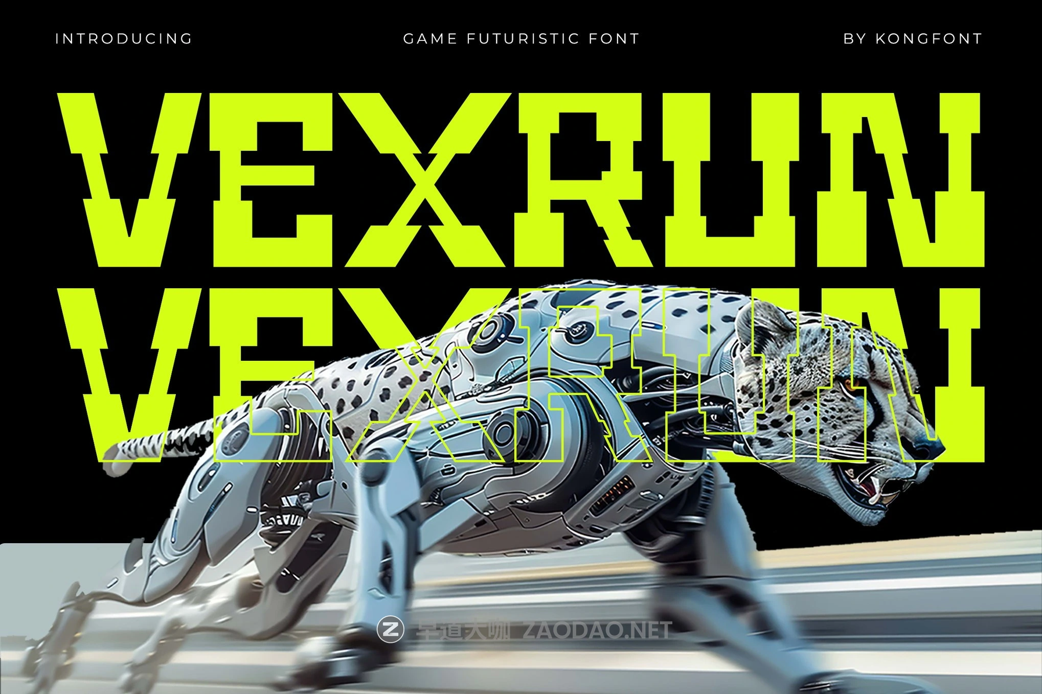 现代未来派赛博朋克科技品牌游戏海报设计装饰英文字体安装包 Vexrun – Modern Futuristic Font插图 现代未来派赛博朋克科技品牌游戏海报设计装饰英文字体安装包 Vexrun – Modern Futuristic Font插图