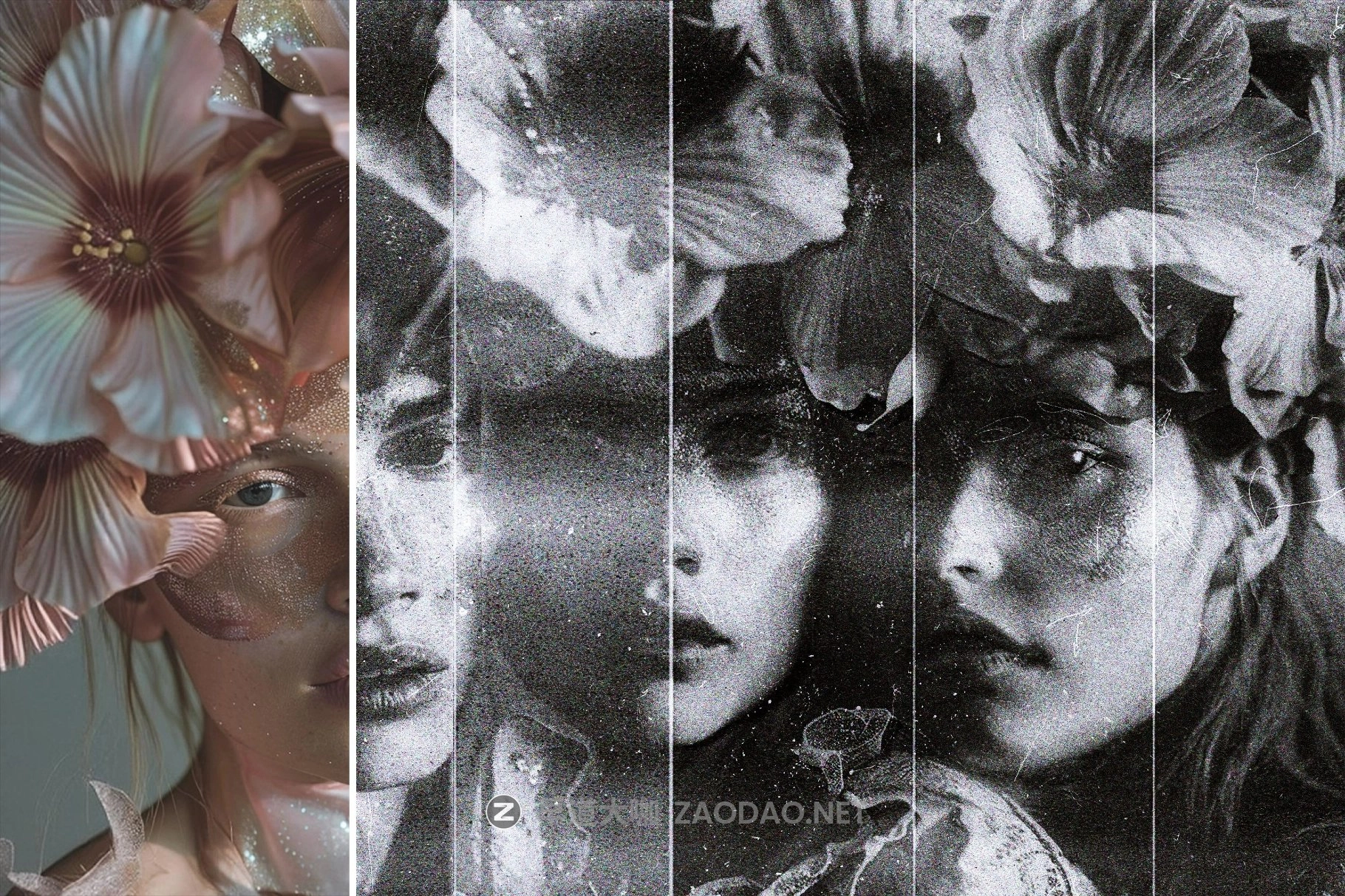 单色模糊颗粒灰尘划痕照片效果ps特效滤镜样机 Bad Print Copier Effect插图2 单色模糊颗粒灰尘划痕照片效果ps特效滤镜样机 Bad Print Copier Effect插图2