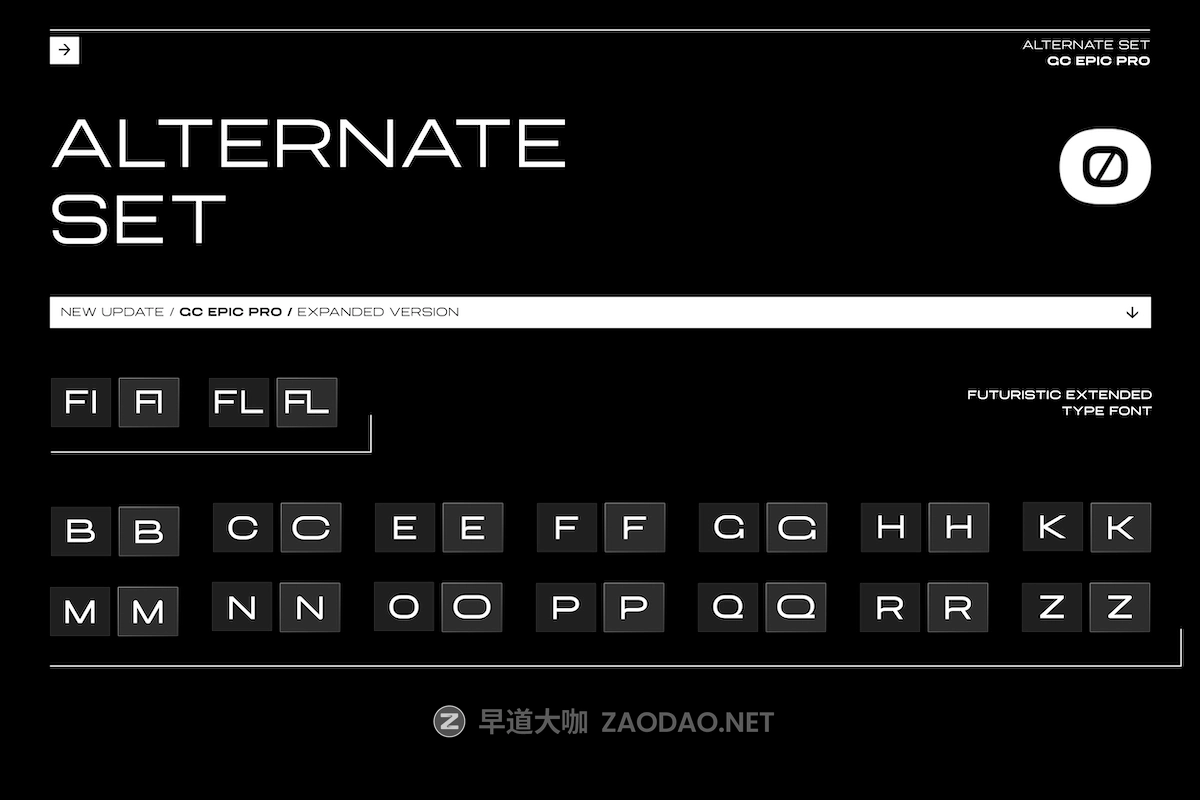 未来科幻时尚美学品牌海报徽标设计衬线英文字体安装包 GC Epic Pro Vol.II Sci-fi Futuristic Font插图5 未来科幻时尚美学品牌海报徽标设计衬线英文字体安装包 GC Epic Pro Vol.II Sci-fi Futuristic Font插图5