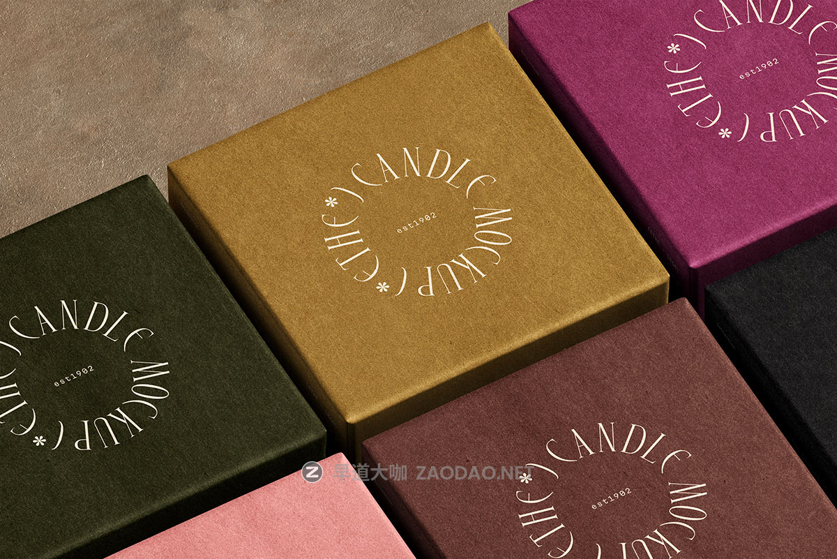 8款高级自然侘寂风薰香氛蜡烛香包装设计作品展示效果图ps样机 ETHE – Box & Candle Mockups V2 by Creatoom插图5 8款高级自然侘寂风薰香氛蜡烛香包装设计作品展示效果图ps样机 ETHE – Box & Candle Mockups V2 by Creatoom插图5