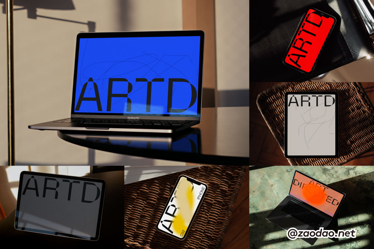 10款ui界面作品集设计苹果iPhone手机iPad平板MacBook电脑贴图ps展示效果图样机 Art Directed Mockups – C02 Collection P2特色图 10款ui界面作品集设计苹果iPhone手机iPad平板MacBook电脑贴图ps展示效果图样机 Art Directed Mockups – C02 Collection P2