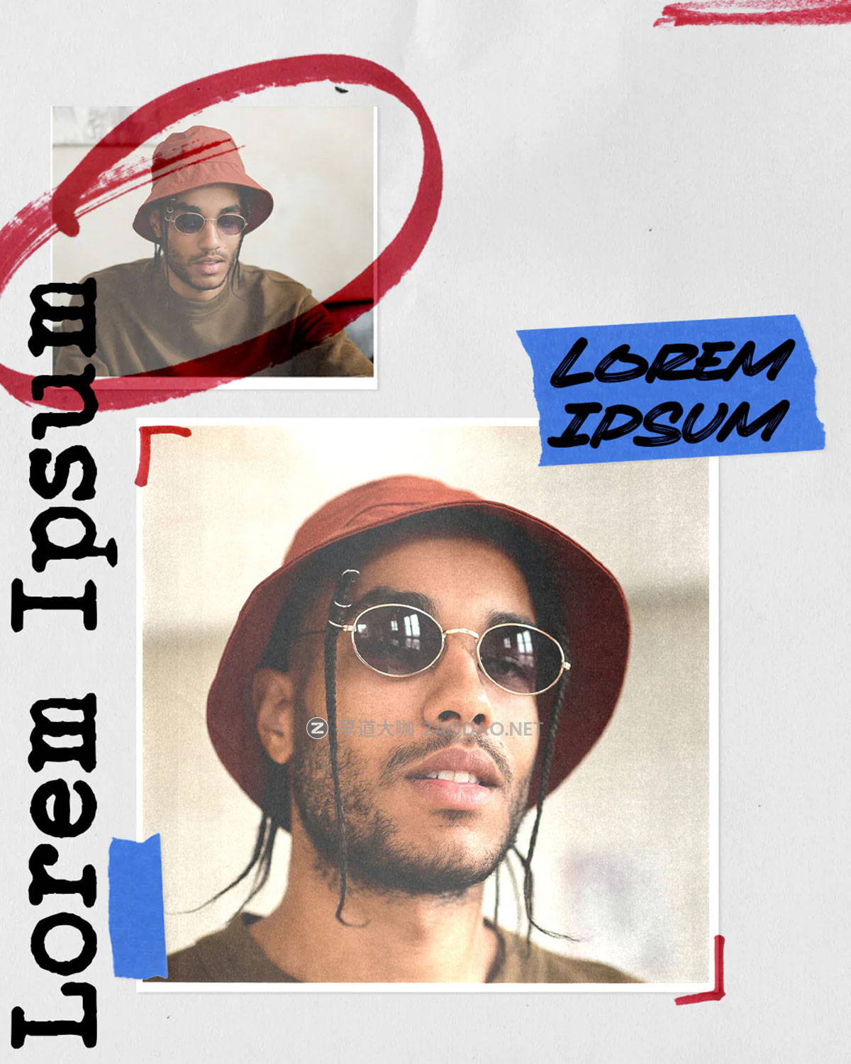 150款潮流街头涂鸦艺术做旧划痕撕裂拼贴情绪版照片展示psd样机模板 Sickboat – MIXED MEDIA PSD | COLLAGE ART PHOTOSHOP TEMPLATES插图38 150款潮流街头涂鸦艺术做旧划痕撕裂拼贴情绪版照片展示psd样机模板 Sickboat – MIXED MEDIA PSD | COLLAGE ART PHOTOSHOP TEMPLATES插图38