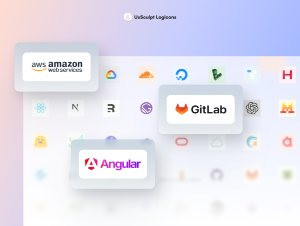 500+款信息网络科技电商企业品牌logo图标icons设计ai矢量素材 Tech Brand Logicons