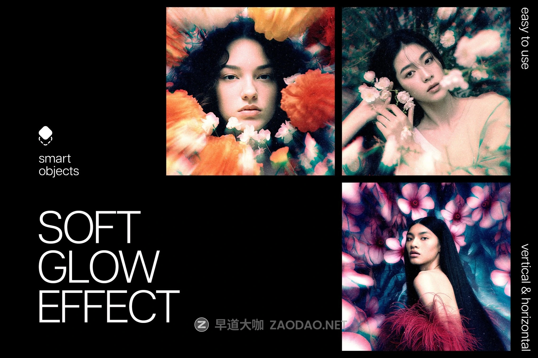 梦幻发光模糊颗粒照片效果ps特效滤镜样机 Soft Glow Photo Effect插图 梦幻发光模糊颗粒照片效果ps特效滤镜样机 Soft Glow Photo Effect插图