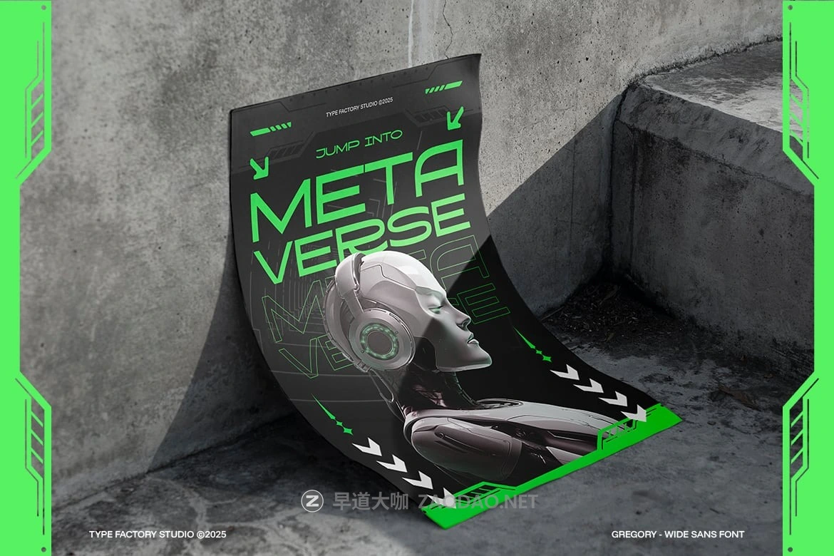 现代时尚品牌海报徽标设计无衬线英文字体安装包 Wide Sans – Gregory插图2 现代时尚品牌海报徽标设计无衬线英文字体安装包 Wide Sans – Gregory插图2