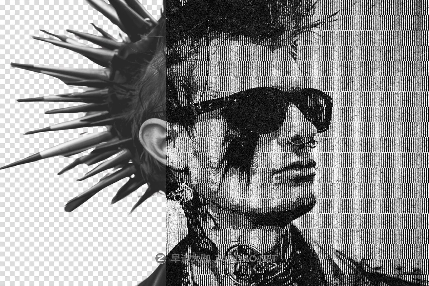 复古半色调打印图案照片效果ps特效滤镜样机 Printed Pattern Photo Effect插图5 复古半色调打印图案照片效果ps特效滤镜样机 Printed Pattern Photo Effect插图5