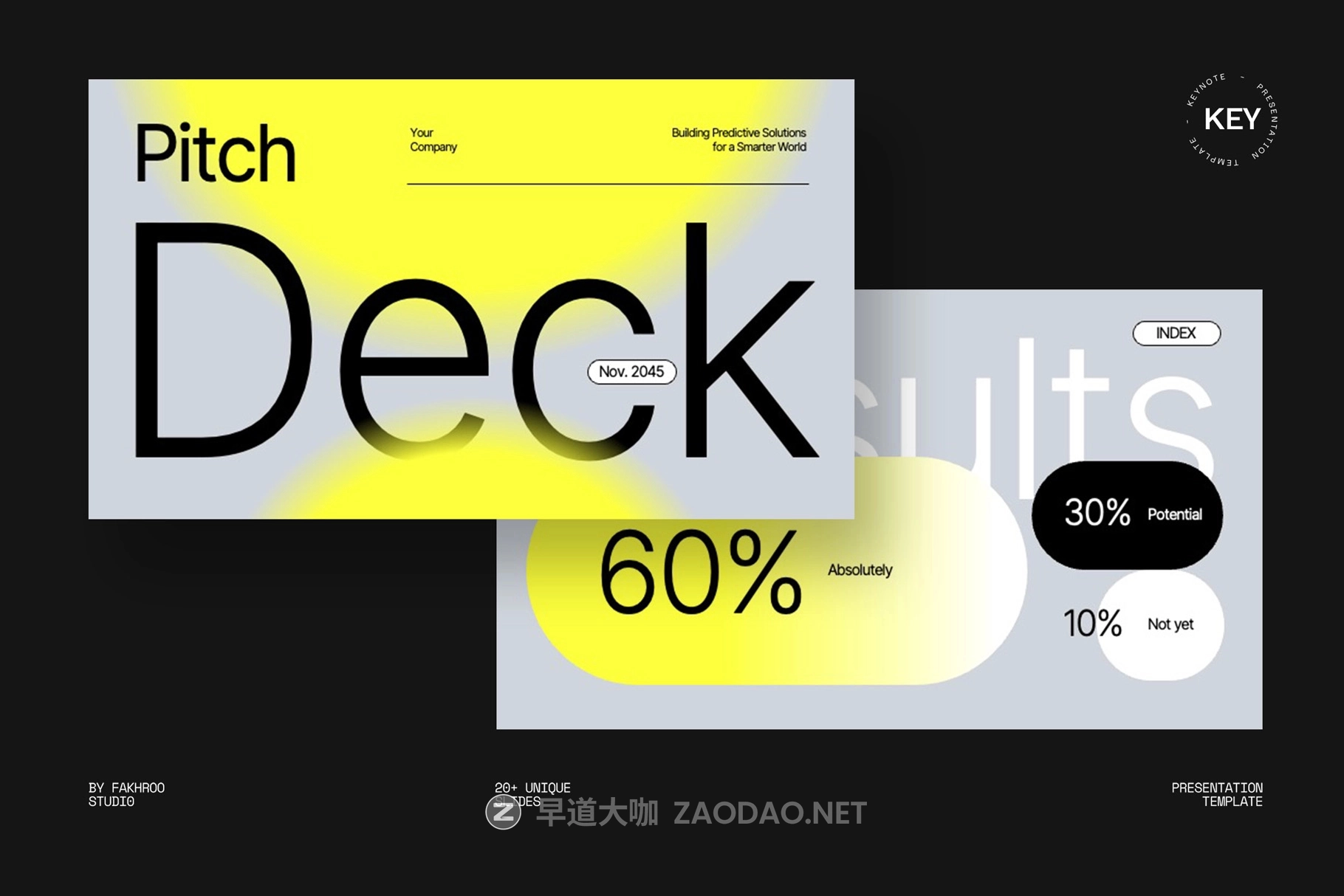 现代极简企业营销策划演示文稿设计Keynote模版 Modern Pitch Deck Presentation Keynote Template插图 现代极简企业营销策划演示文稿设计Keynote模版 Modern Pitch Deck Presentation Keynote Template插图