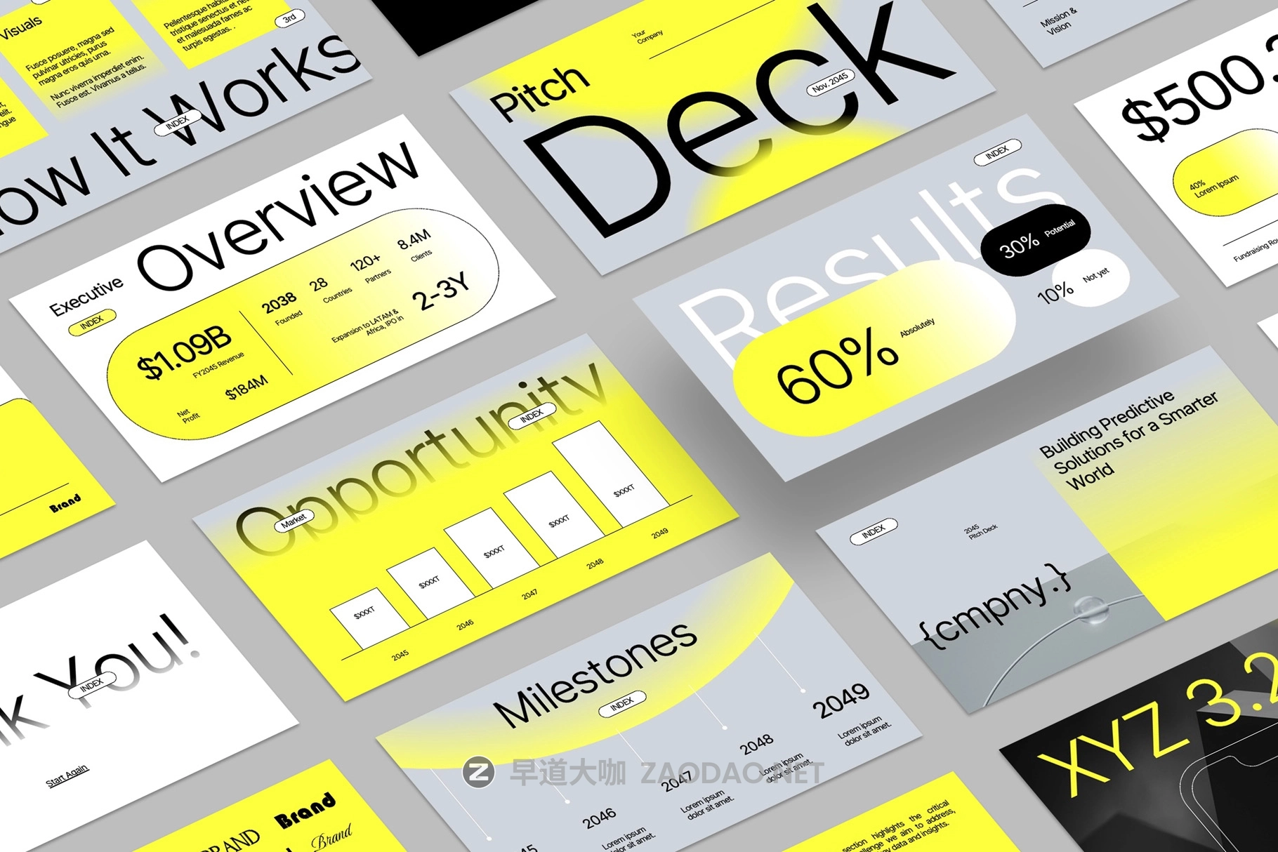 现代极简企业营销策划演示文稿设计Keynote模版 Modern Pitch Deck Presentation Keynote Template插图2 现代极简企业营销策划演示文稿设计Keynote模版 Modern Pitch Deck Presentation Keynote Template插图2