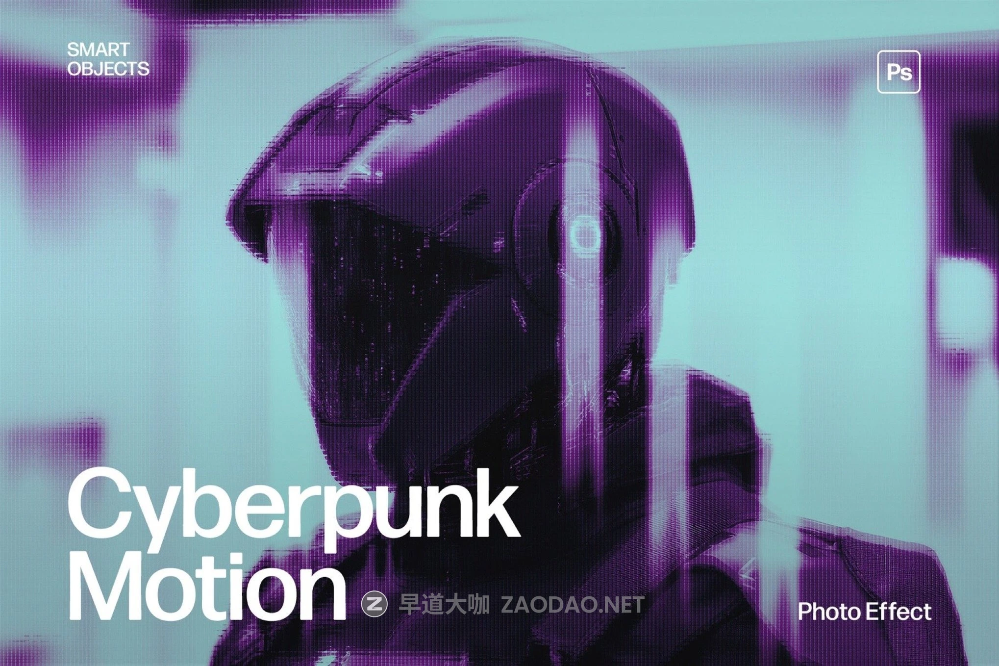 未来科幻赛博朋克故障照片效果ps特效滤镜样机 Cyberpunk Motion Photo Effect Template插图 未来科幻赛博朋克故障照片效果ps特效滤镜样机 Cyberpunk Motion Photo Effect Template插图