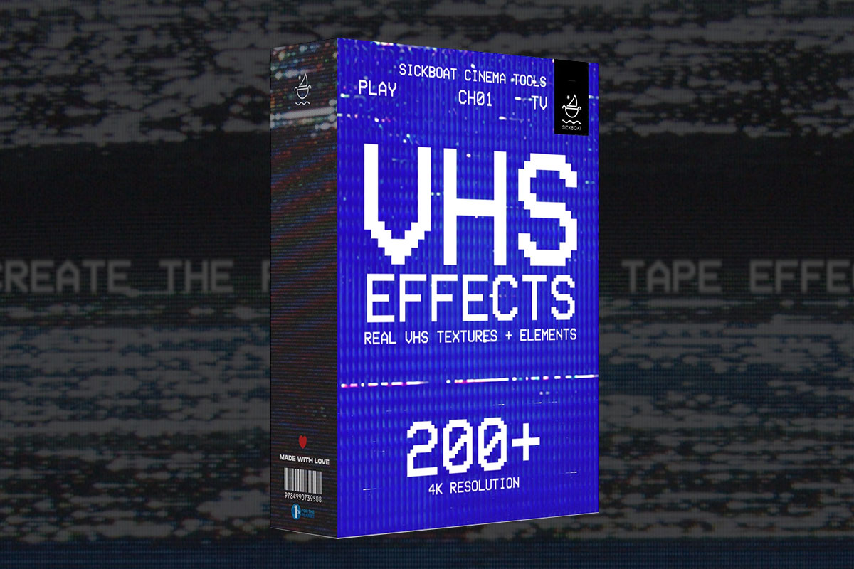 200+组复古VHS信号失真纹理4K高清PNG+MOV+故障音效素材 Sickboat – VHS EFFECTS: REAL VHS TEXTURE OVERLAYS (4K)特色图 200+组复古VHS信号失真纹理4K高清PNG+MOV+故障音效素材 Sickboat – VHS EFFECTS: REAL VHS TEXTURE OVERLAYS (4K)