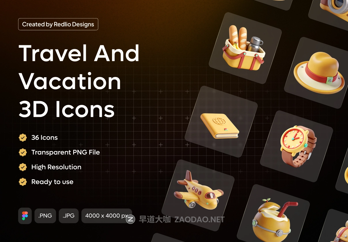 36款高级旅行冒险徒步攀登3d图标icons插图png/jpg/figma格式设计素材 Travel & Vacation 3D Icon Set – 36 Premium High-Res Assets插图 36款高级旅行冒险徒步攀登3d图标icons插图png/jpg/figma格式设计素材 Travel & Vacation 3D Icon Set – 36 Premium High-Res Assets插图