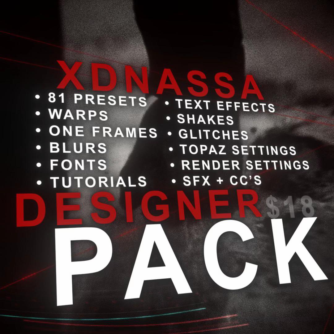 创意强大冲击力变形抖动故障模糊动漫视频剪辑编剧AE预设音效字体素材包 Boosty – 2026 XDNASSA DESIGNER PACK特色图 创意强大冲击力变形抖动故障模糊动漫视频剪辑编剧AE预设音效字体素材包 Boosty – 2026 XDNASSA DESIGNER PACK