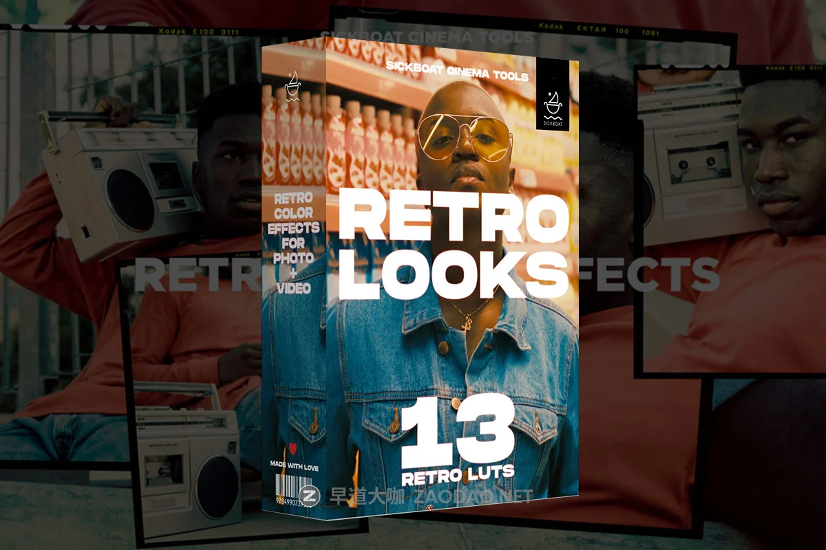 13组复古电影感胶片模拟冷暖色调摄影视频作品调色LUT预设包 Sickboat – RETRO COLOR EFFECTS | RETRO LUTS | RETRO LOOKS插图 13组复古电影感胶片模拟冷暖色调摄影视频作品调色LUT预设包 Sickboat – RETRO COLOR EFFECTS | RETRO LUTS | RETRO LOOKS插图