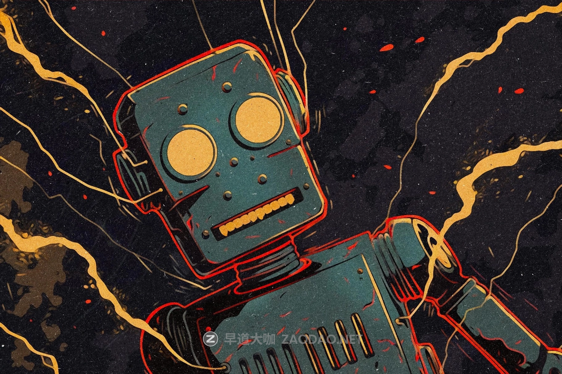 复古涂鸦油画漫画照片效果ps特效滤镜样机 Retro Oil Paint Template插图2 复古涂鸦油画漫画照片效果ps特效滤镜样机 Retro Oil Paint Template插图2