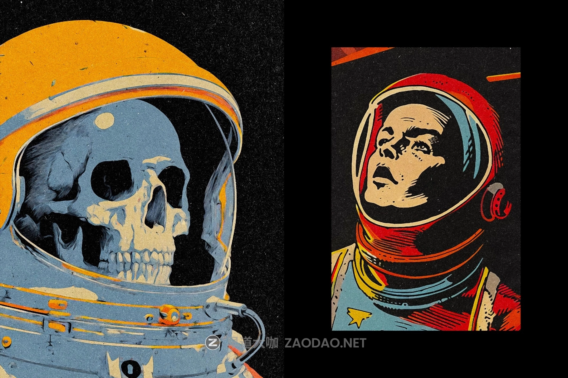 复古涂鸦油画漫画照片效果ps特效滤镜样机 Retro Oil Paint Template插图4 复古涂鸦油画漫画照片效果ps特效滤镜样机 Retro Oil Paint Template插图4