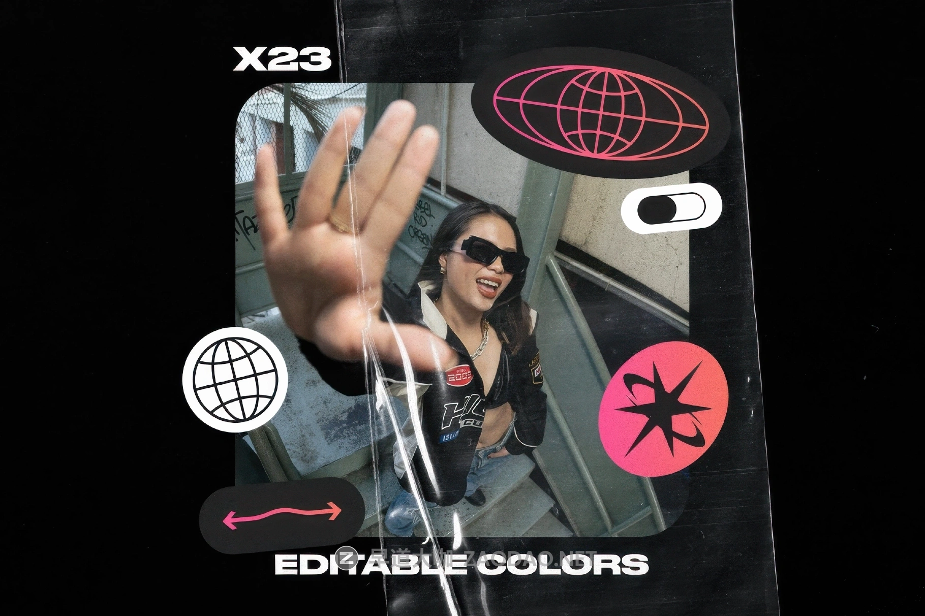 23款复古y2k千禧风全息渐变贴纸标签徽章设计ai矢量文件素材 Y2K Hologram Badge Stickers插图1 23款复古y2k千禧风全息渐变贴纸标签徽章设计ai矢量文件素材 Y2K Hologram Badge Stickers插图1