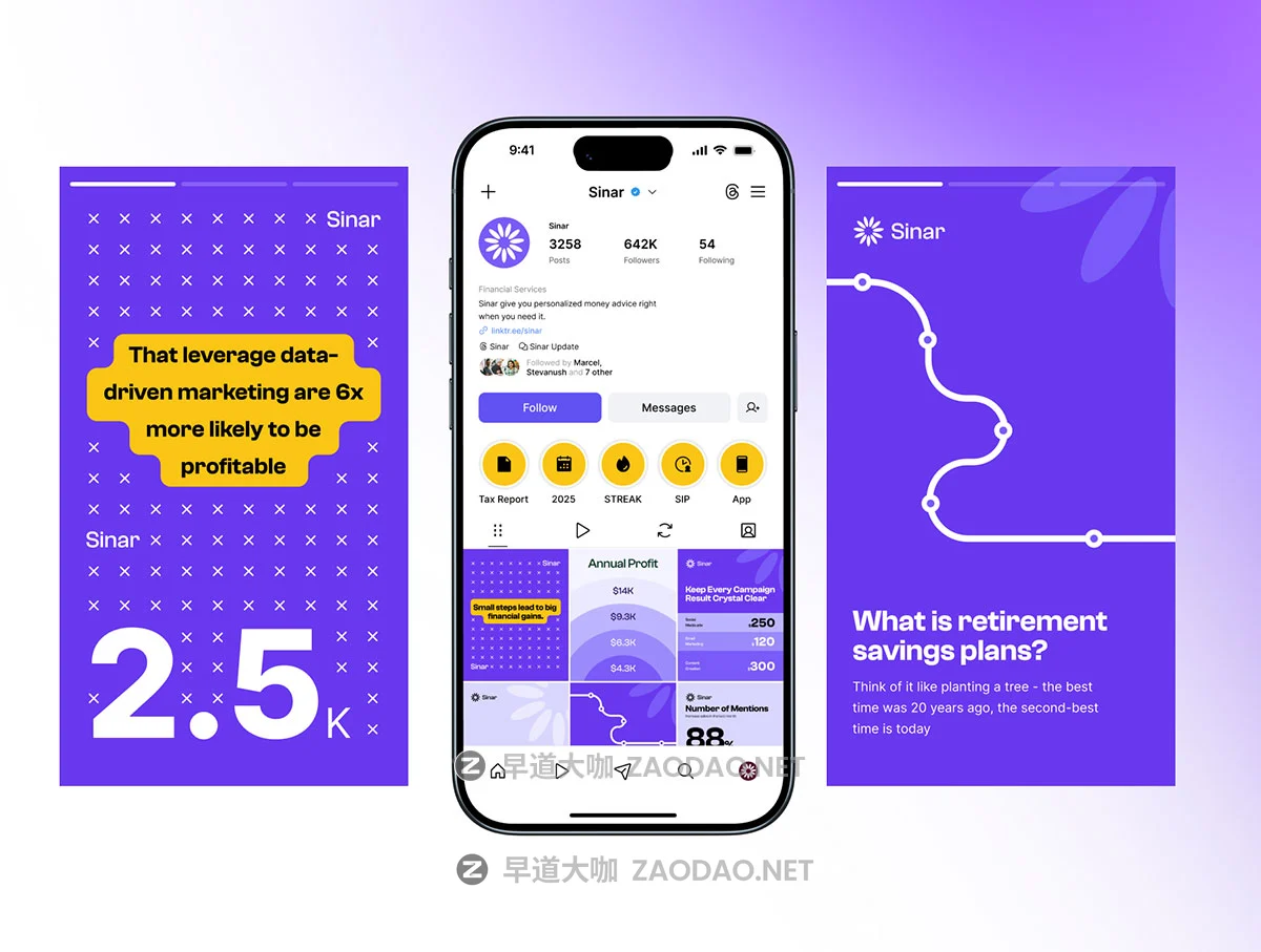 60页创意ins风金融科技投资理财品牌推广社交媒体电商海报公众号推文figma模板素材 Startup Social Media Banner Pack插图9 60页创意ins风金融科技投资理财品牌推广社交媒体电商海报公众号推文figma模板素材 Startup Social Media Banner Pack插图9