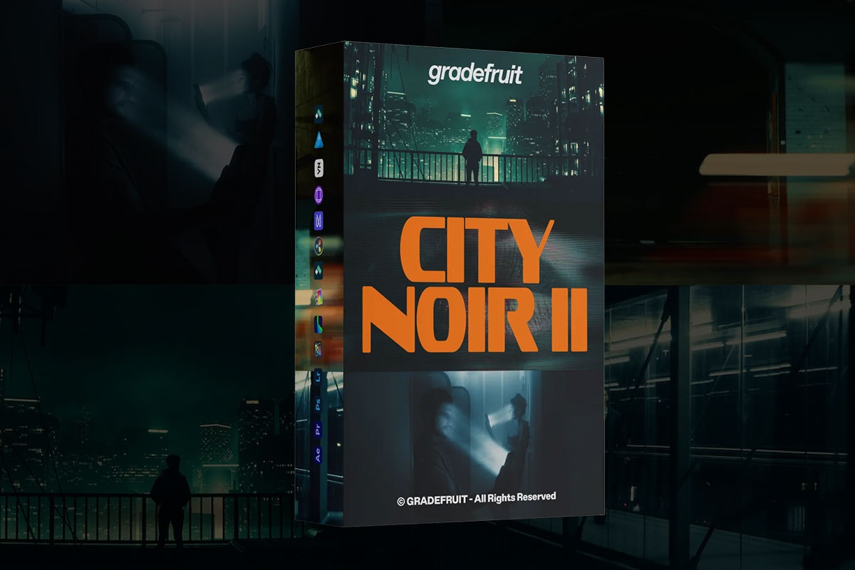 现代深邃戏剧性黑色电影风格叙事摄影调色LUT预设+LR预设包 GradeFruit – City Noir V2 LUTs & LR Presets特色图 现代深邃戏剧性黑色电影风格叙事摄影调色LUT预设+LR预设包 GradeFruit – City Noir V2 LUTs & LR Presets