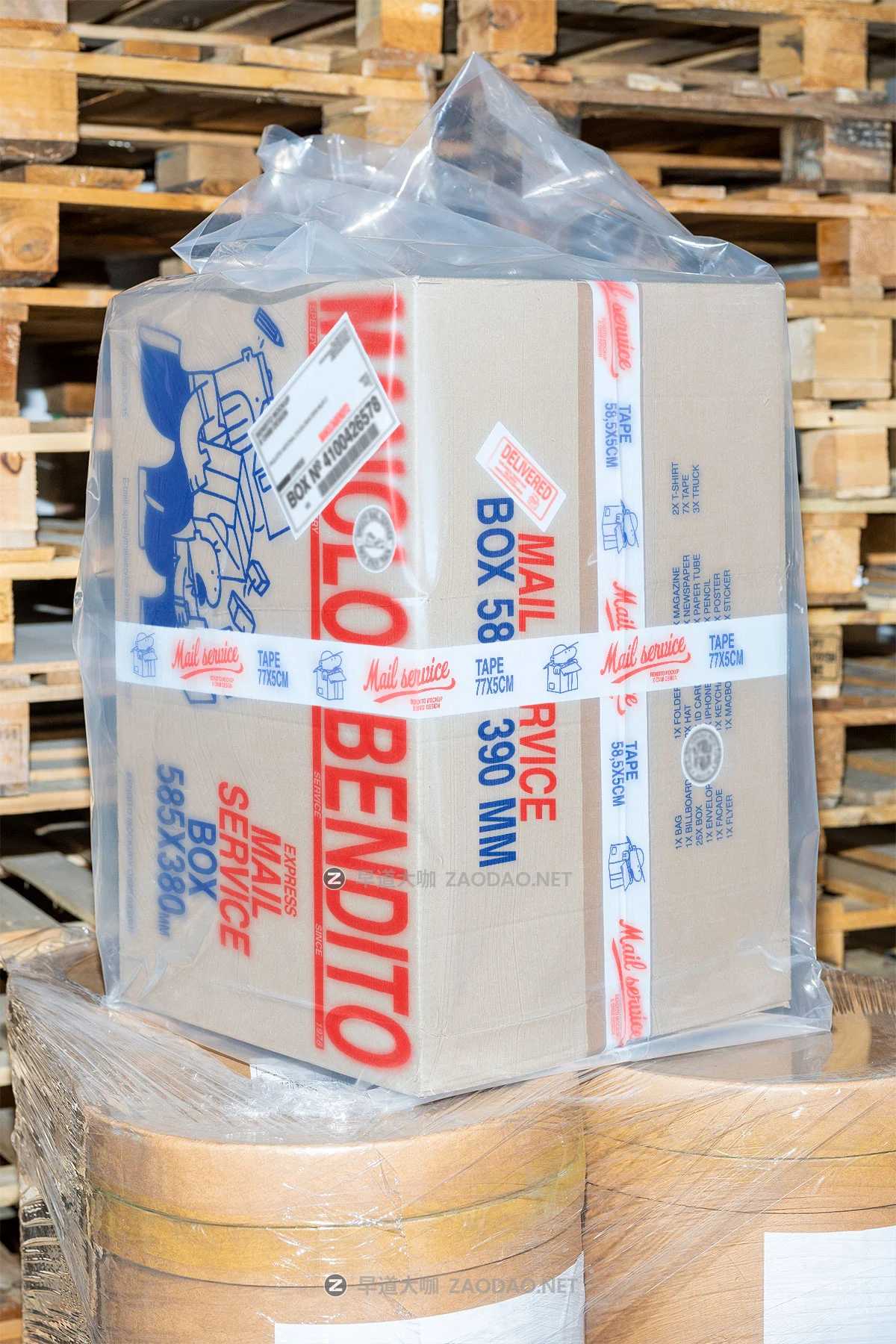 7款高级物流快递包装箱纸管封装胶带品牌VI设计PS贴图样机模板 Bendito.Mockup – Manolo & Bendito P3插图3 7款高级物流快递包装箱纸管封装胶带品牌VI设计PS贴图样机模板 Bendito.Mockup – Manolo & Bendito P3插图3