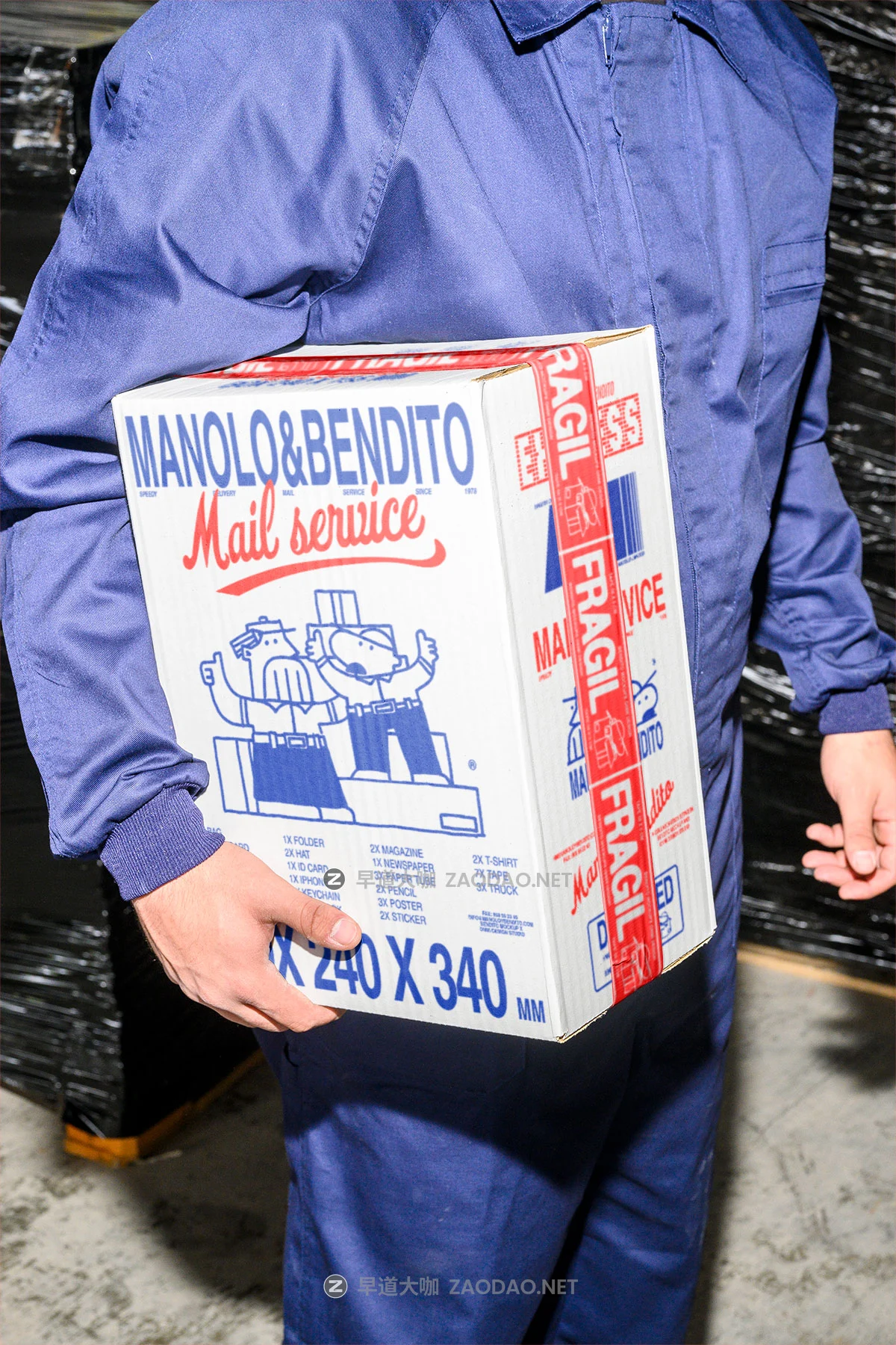 7款高级物流快递包装箱纸管封装胶带品牌VI设计PS贴图样机模板 Bendito.Mockup – Manolo & Bendito P3插图1 7款高级物流快递包装箱纸管封装胶带品牌VI设计PS贴图样机模板 Bendito.Mockup – Manolo & Bendito P3插图1