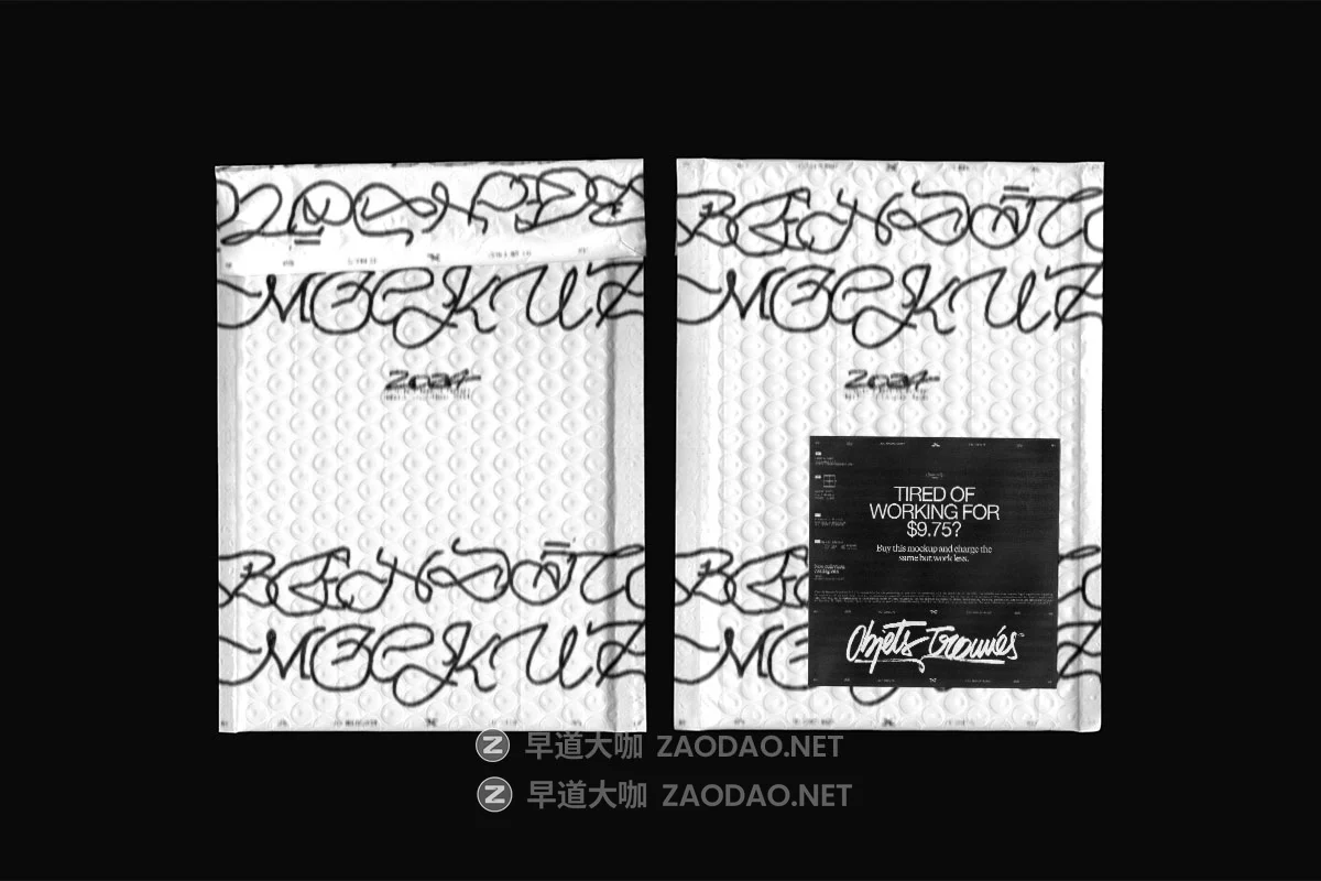 7款国外小众报纸信封卡片名片笔记本快递包装袋书籍品牌Vi设计展示PSD样机模板 Bendito Mockup – Objets Trouvés v1 P6插图5 7款国外小众报纸信封卡片名片笔记本快递包装袋书籍品牌Vi设计展示PSD样机模板 Bendito Mockup – Objets Trouvés v1 P6插图5