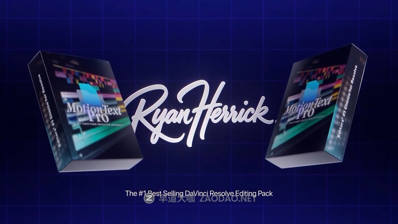 达芬奇模板 专业短片文字标题字幕剪辑动画效果模板+中文字幕视频教程 Ryanherrick – MotionText Pro V1 – Text FX Pack v2026 for Davinci插图1 达芬奇模板 专业短片文字标题字幕剪辑动画效果模板+中文字幕视频教程 Ryanherrick – MotionText Pro V1 – Text FX Pack v2026 for Davinci插图1