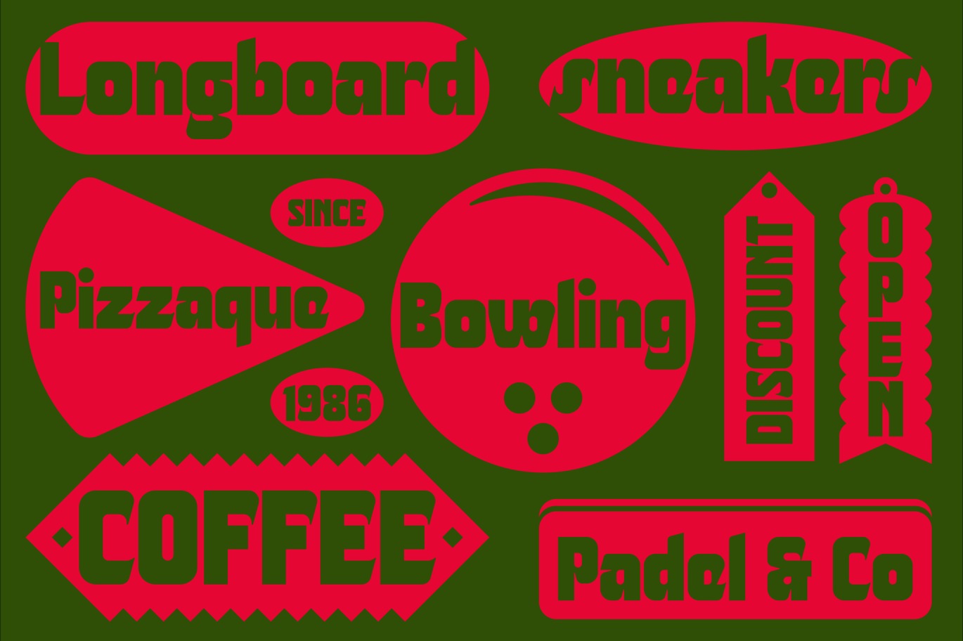 复古优雅品牌海报徽标设计无衬线英文字体安装包 Turskina插图3 复古优雅品牌海报徽标设计无衬线英文字体安装包 Turskina插图3