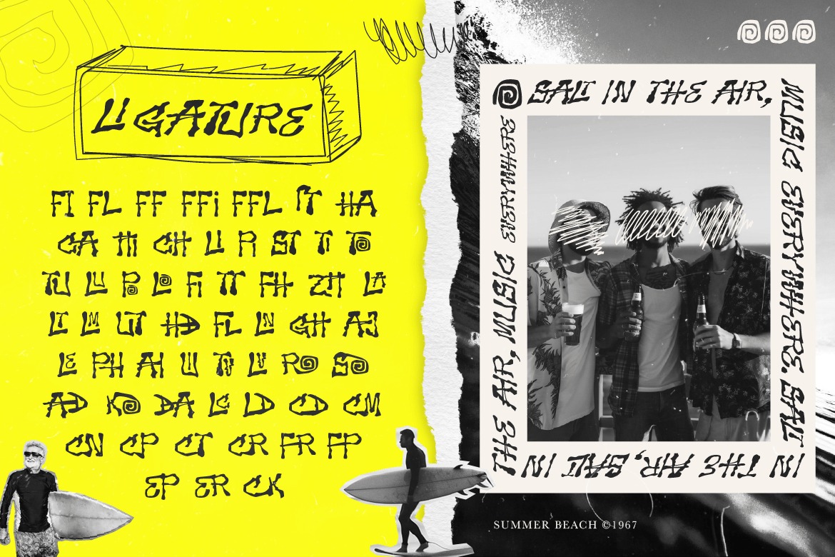 时尚创意街头服饰品牌海报包装设计装饰英文字体安装包 Tarophis插图4 时尚创意街头服饰品牌海报包装设计装饰英文字体安装包 Tarophis插图4